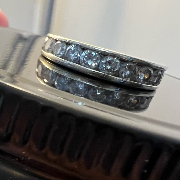 Diamond Wedding Band - Picture 3 of 10